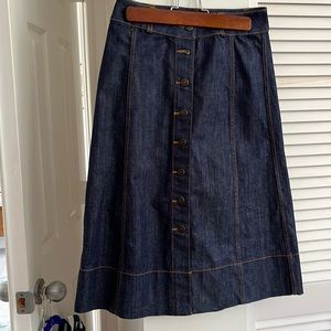 Kate spade broom street denim skirt